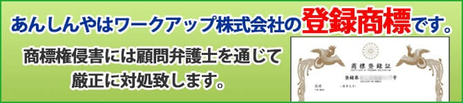 あんしんやの商標について